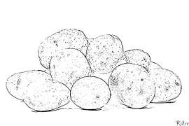 potato Coloring Pages To Print